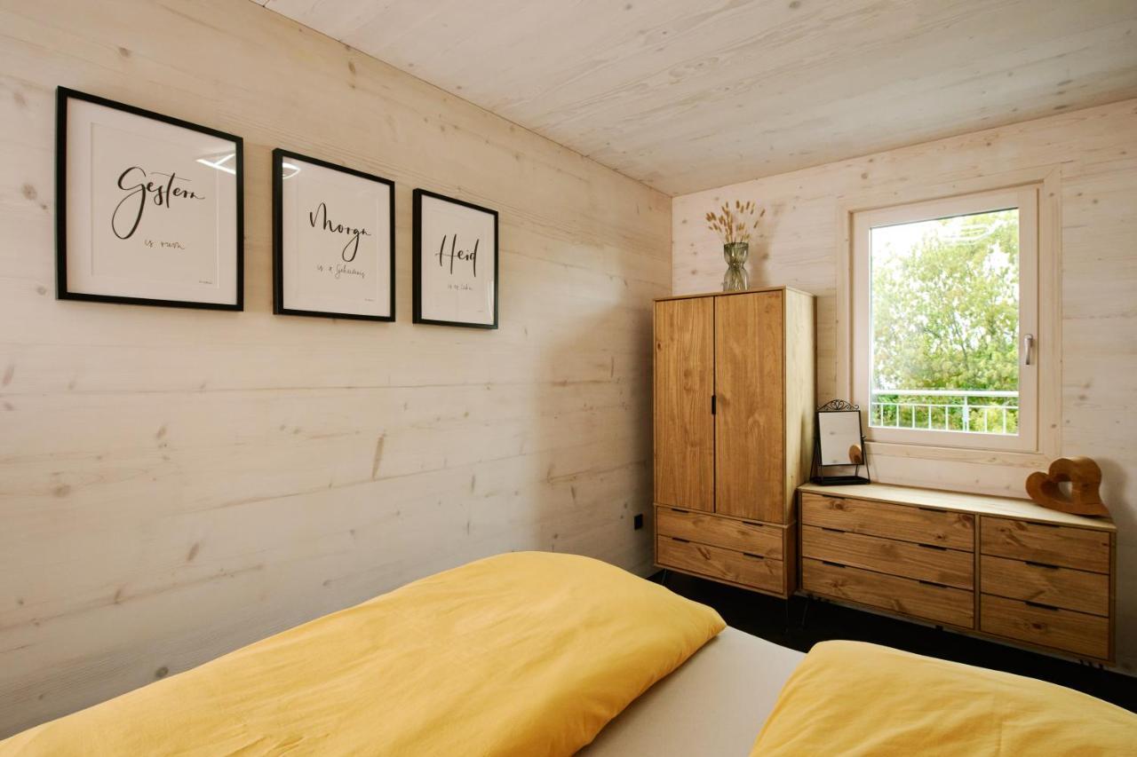 Ferienwohnung Holzgenuss Lehrberg Esterno foto